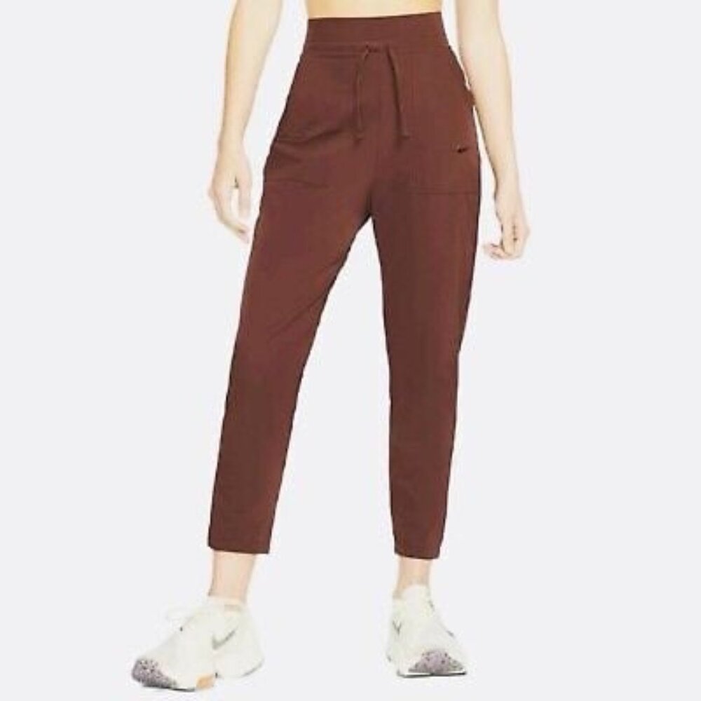 Nike Maroon Dri-Fit Bliss 7/8